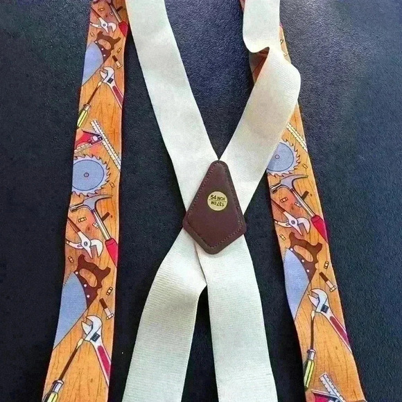 ⚡️Sale‎ ⚡️Holdup Tradesman Series Work Suspenders In Carpenter Pattern - Picture 3 of 7